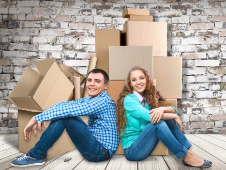 Office and commercial items prepared for transport in Bermondsey