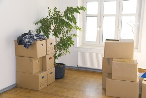 Packing and loading support for Bermondsey flat relocations