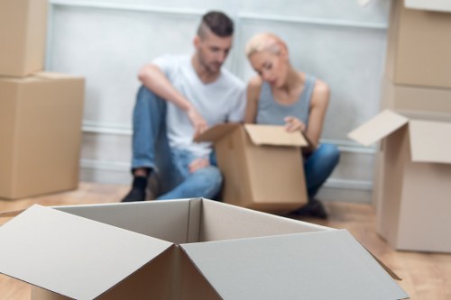 Moving furniture from a Bermondsey flat with narrow access