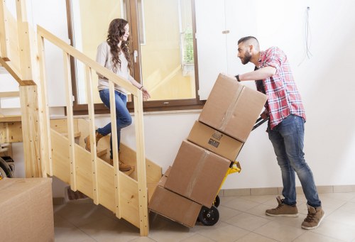 Commercial removal van service for a Bermondsey business move