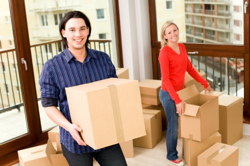 Careful unpacking and organisation in a Bermondsey property
